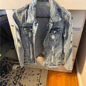 Distressed Denim Jacket